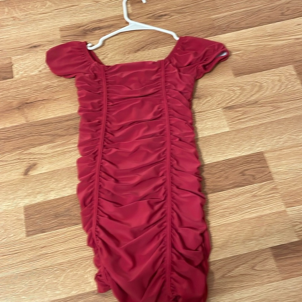 Dress from Frankie’s on the Park, Size Child large , Red, lightly worn